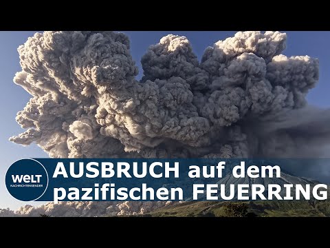 INDONESIEN: 13 Eruptionen – Sinabung-Vulkan erneut ausgebrochen