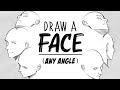 How To DRAW FACES From ALL Angles Drawlikeasir