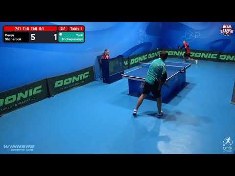 16:30 Denys Shcherbak 3 - 1 Yurii Shchepanskyi West 3 WIN CUP 19.12.2022 | TABLE TENNIS WINCUP