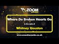 Whitney Houston - Where Do Broken Hearts Go - Karaoke Version from Zoom Karaoke
