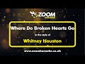 Whitney Houston Where Do Broken Hearts Go Karaoke Version From Zoom Karaoke