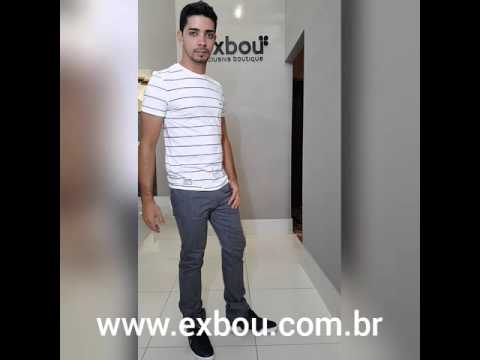 Camiseta Lacoste masculina listrada