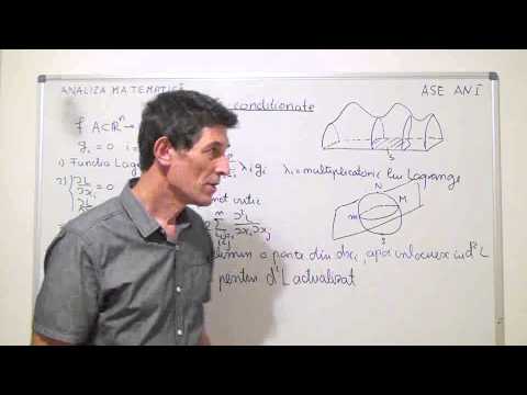 Analiza matematica - Anul I facultate - Extreme conditionate   partea 1 - profesorultau.ro