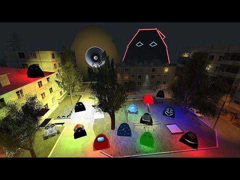 GIANT NEON AND MEGAPHONE ANGRY MUNCI Nextbot is After Me in GMod - Can I Escape the Madness?