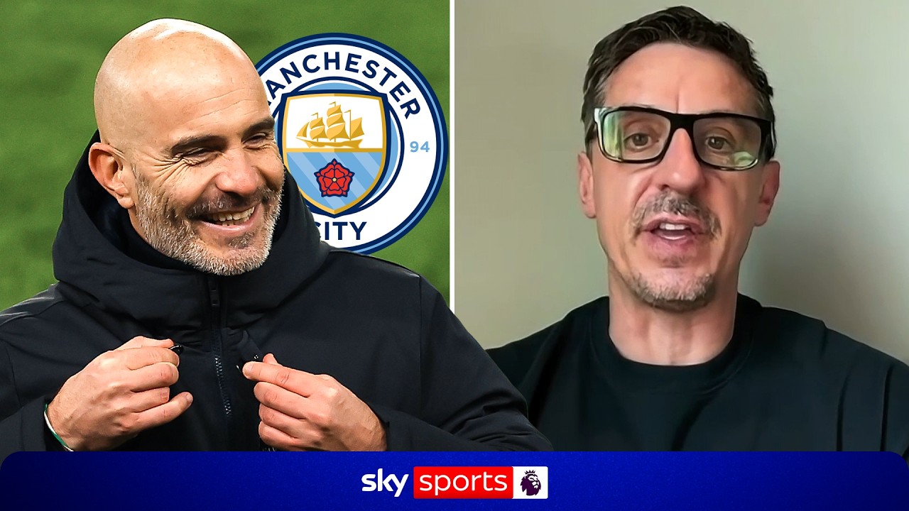 Gary Neville gives his immediate reaction to Manchester City hiring Enzo Maresca 👔