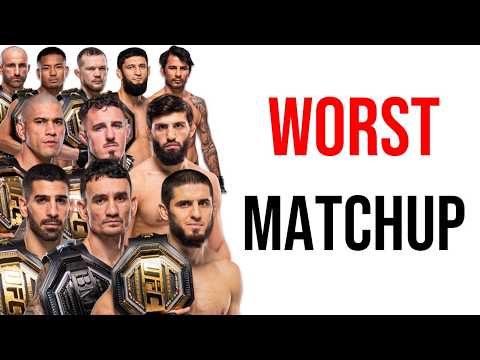Worst Matchup For Every Pound For Pound Ranked UFC Fighter