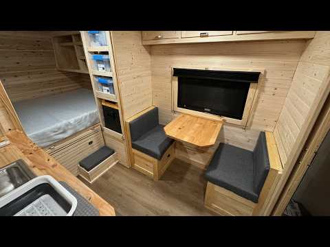 The Cargo Camper | 7x14 Cargo Trailer Camper Conversion #cargocamper