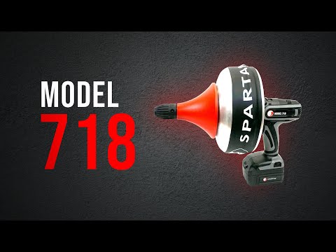 Spartan Model 718 Cordless Handheld Drain Cleaning Machine Overview