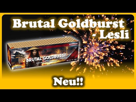 BRUTAL GOLDBURST BATTERIE von LESLI 💥 | TOP NEUHEIT bei Norma 🔥 | Silvester 2025/2026
