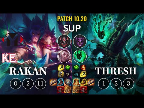 YM Ke Rakan vs Thresh Sup - KR Patch 10.20
