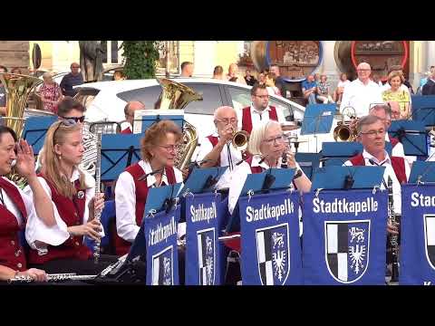 Stadtkapelle Kulmbach "Dankeschön Bert Kaempfert" Potpourri, Platzkonzert 25.07.2024