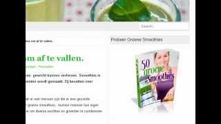 Gezonde Groene Smoothies om af te vallen.wmv Smoothie Smoothies