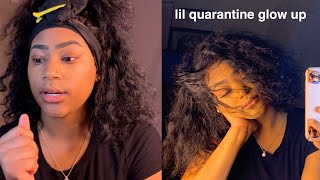 BUSTED TO BADDIE IN 1 HOUR | Quarantine Transformation ft. Lavy Hair ♡