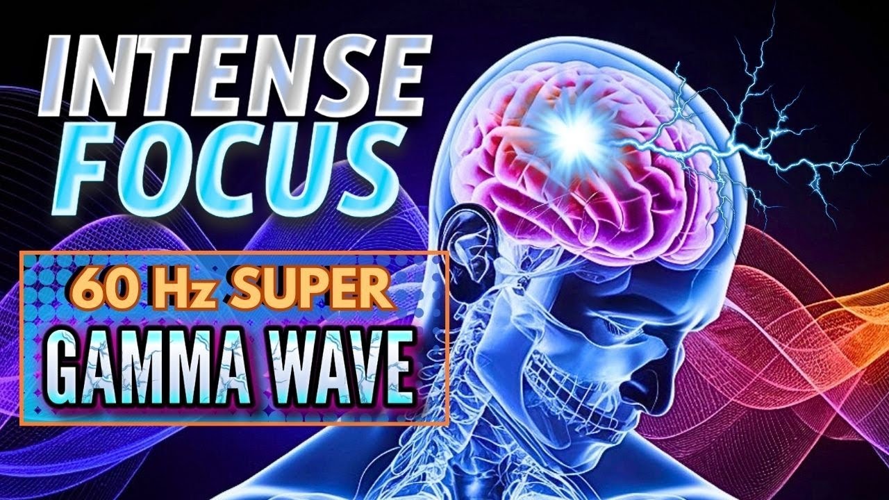 Unlock LIMITLESS Focus: Genius Flow State 🎧 Binaural Beats 60 Hz Gamma Quantum Brain Hack