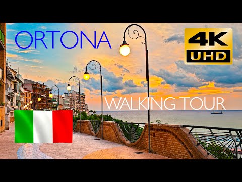 Italy! Ortona Walking Tour 🇮🇹🇮🇹🇮🇹 4K