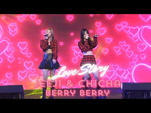 Jeeji & ChiCha Berry Berry - Love Story (Taylor Swift Cover) - (03/02/2024) 4K Fancam