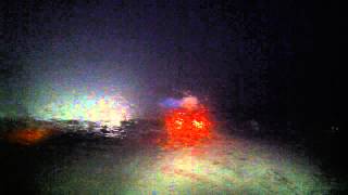 preview picture of video 'Pluie violente sous un orage vers Saint-Cyr-sur-Mer'