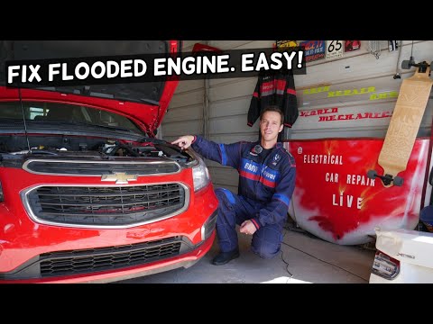 HOW TO FIX FLOODED ENGINE, FLOODED SPARK PLUGS CHEVY, CHEVROLET, GMC, BUICK, CADILLAC