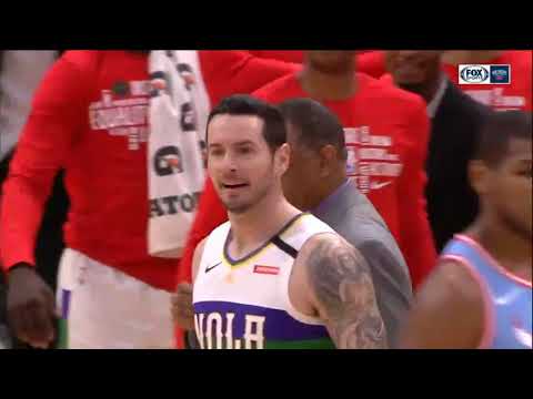 JJ Reddick's Reaction To Jaxson Hayes Putback Slam