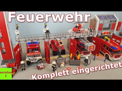 Playmobil Fire Station 9462 fully furnished all fire service sets seratus1