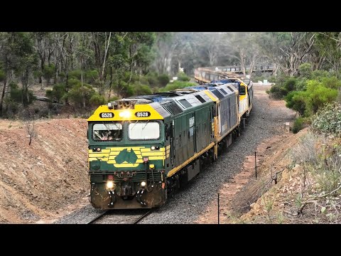 G528-BL29-XR550 on 9155 to Manangatang nearing Tarnagulla. 21-11-20. 06.58.12.