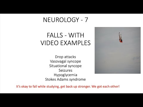 SYNCOPE / FALLS - VIDEO EXAMPLES. DROP ATTACKS - VASOVAGAL SYNCOPE  - HYPOGLYCEMIA - SEIZURES - PLAB