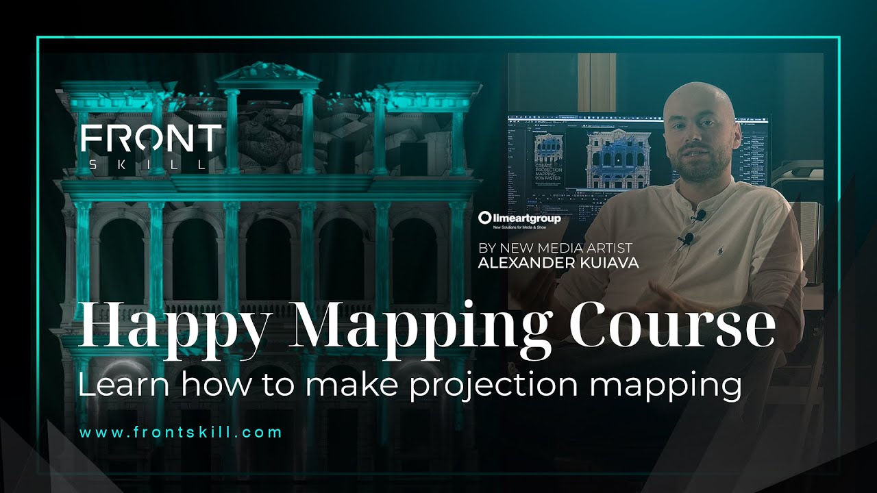 Learn how to make Projection Mapping — Video Mapping Course - Happy Mapping