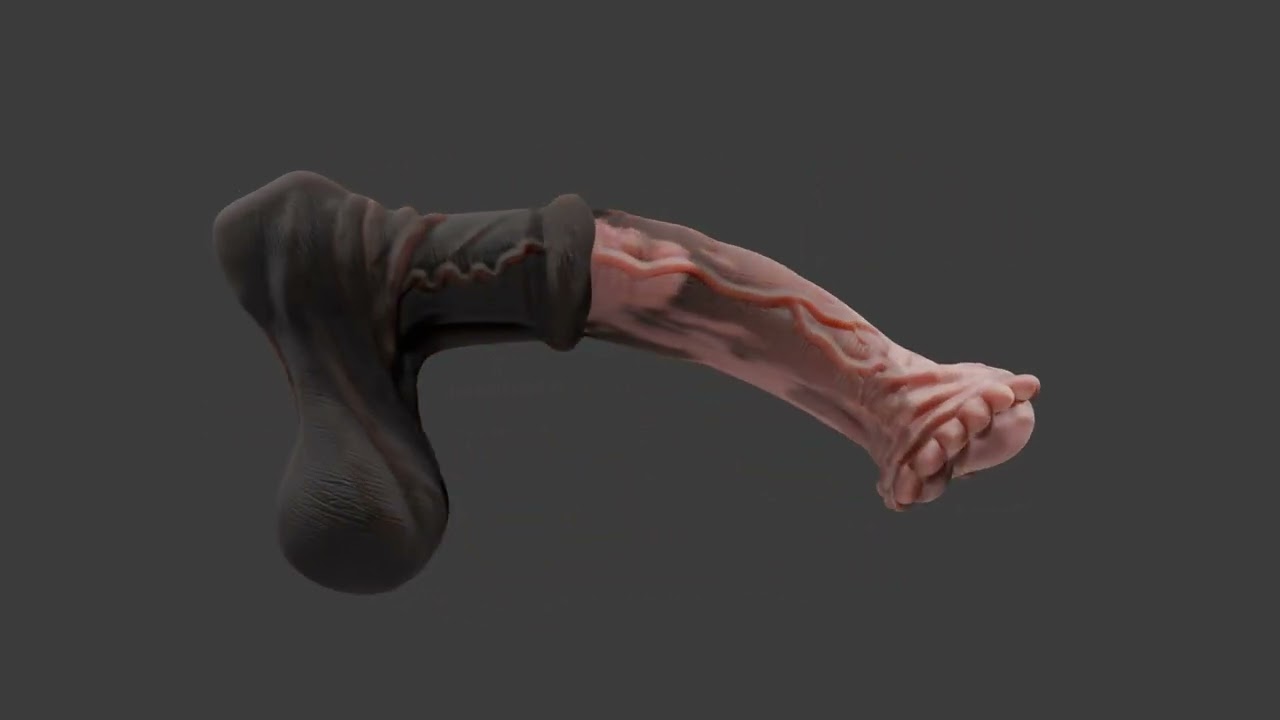 Horse Penis Rigged 3D Model