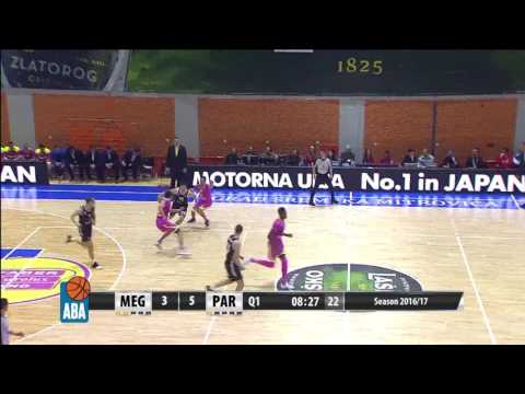 Steal & dunk by Rade Zagorac (Mega Leks - Partizan NIS, 27.2.2017)