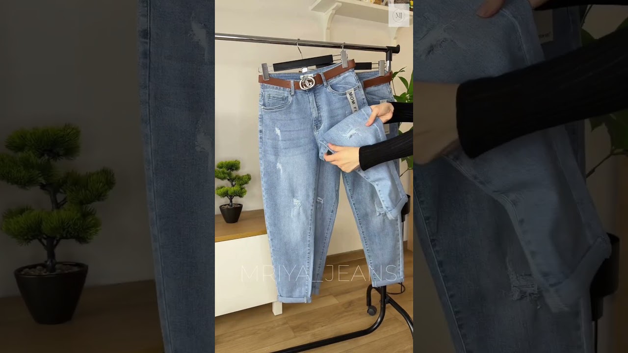 ✨ Блакитні Mom-джинси від MRIYA_JEANS