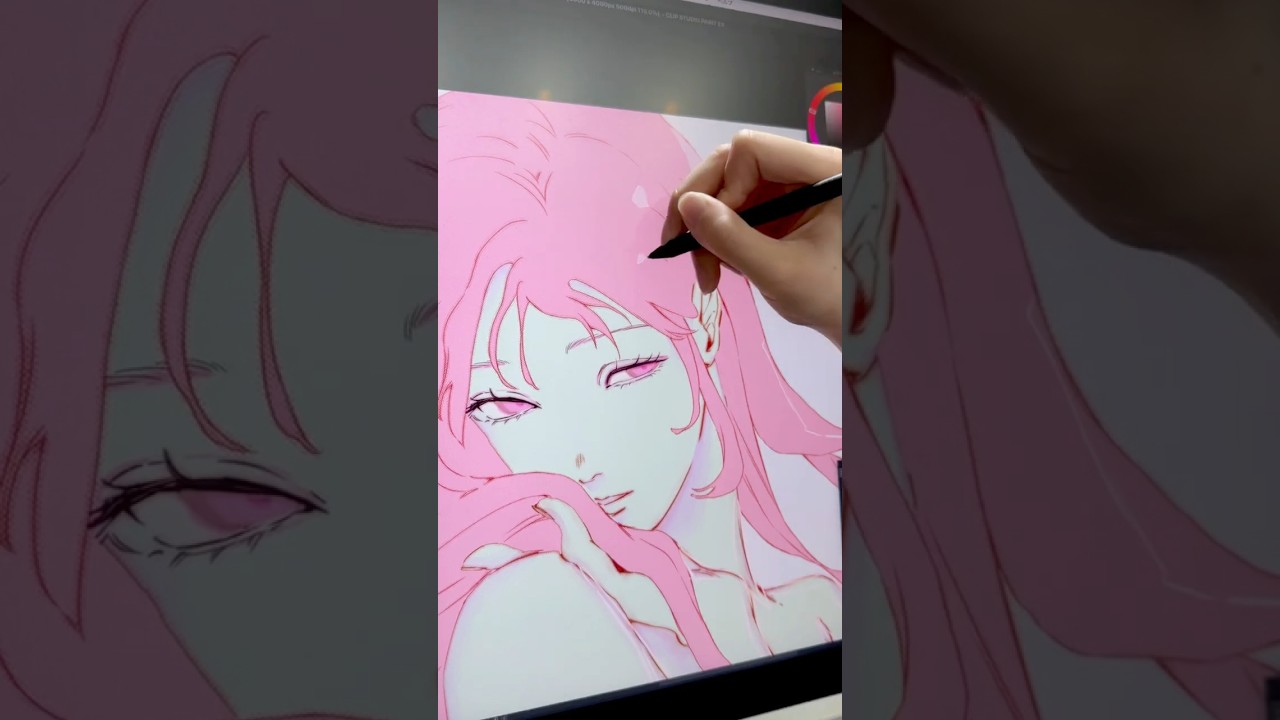Anime process #animation #illustration #mangaart #shorts