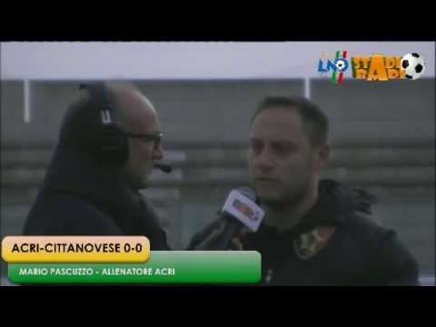 ACRI - CITTANOVESE - Mister Pascuzzo