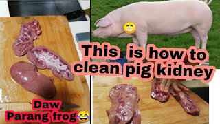 This is how to clean pork kidney (Chinese food)