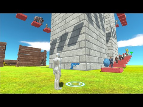 FPS Avatar Parkour Around the Deadly Building - Animal Revolt Battle Simulator