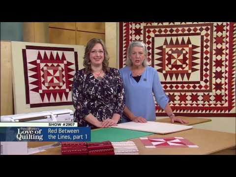 Love of Quilting Preview: Medallion Style Quilts (Episode 2907 – Red Between the Lines, Part 1)