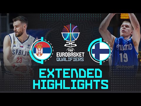 Serbia 🇷🇸 vs Finland 🇫🇮 | Extended Highlights | FIBA EuroBasket 2025 Qualifiers
