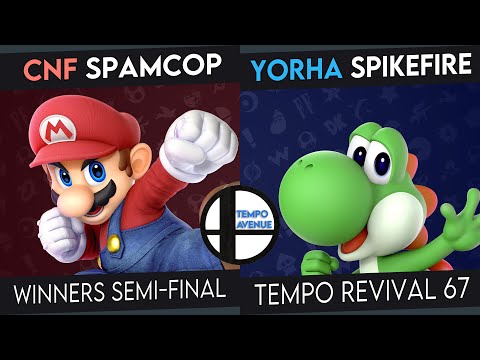 Tempo Revival 67 - SpamCop (Mario) Vs. Spikefire (Yoshi) - Winners Semis - Smash Ultimate