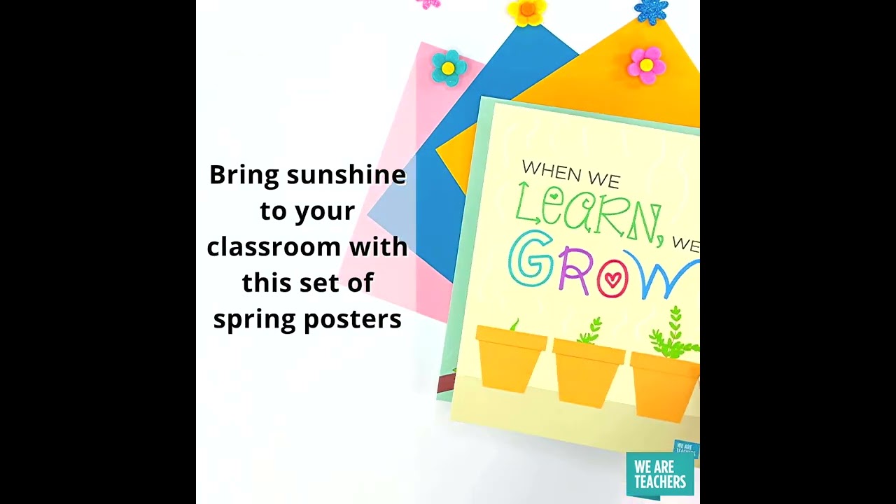 Download Free Spring Posters for Your Classroom!