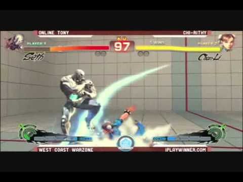 SSF4 (08) - Online Tony (Seth) vs. Chi-Rithy (Chun-Li)