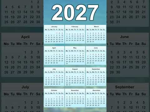 2027 Calendar