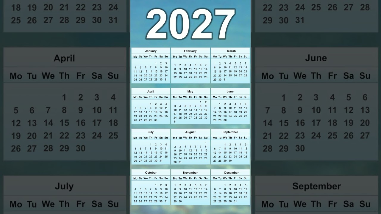2027 Calendar