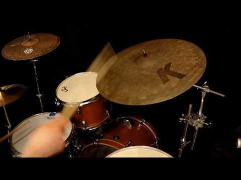 Jazz Ride Cymbal comparison from light to heavy