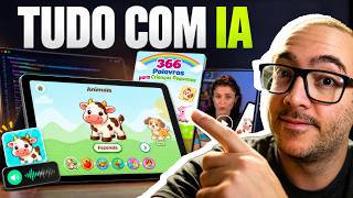 Lancei um app e a IA fez TUDO: código, imagens, sons e até anúncios