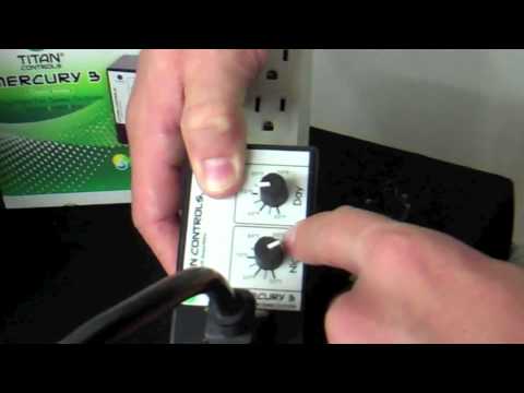 Titan Controls Mercury 3 Fan Climate Controller Directions- Indoor Gardening Equipment Store TV 2