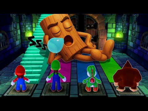 Mario party 10 Minigames - Mario Vs Luigi Vs Yoshi Vs Donkey Kong (Master Difficulty)