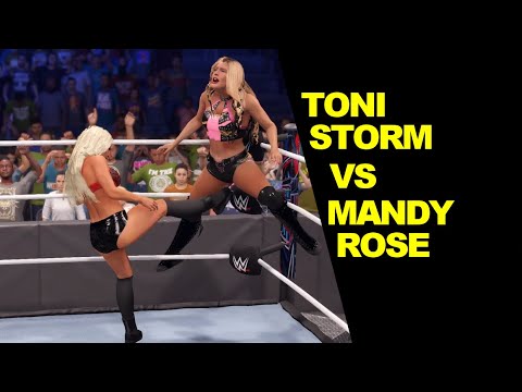 WWE 2K22 Toni Storm vs Mandy Rose - No Holds Barred