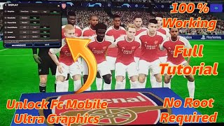 How to Unlock Fc Mobile 60 Fps Ultra High Graphics 😍| Complete Guide | #gaming #fifamobile #fcmobile