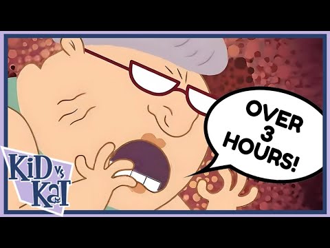 Over 3 Hours of Kid Vs. Kat! | Let the Games Begin, Night Of The Zombie Cat and More! |WildBrain Max