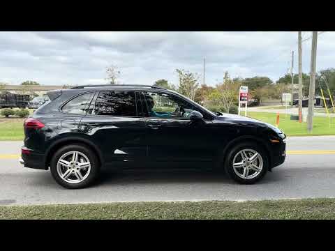 Moonlight Blue 2016 Porsche Cayenne S Twin Turbo V6 Driving By 12072025