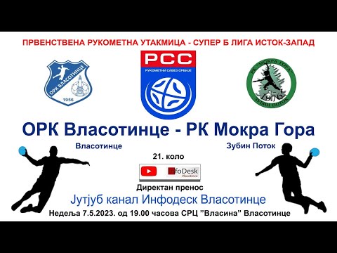 Direktno: ►►► ORK Vlasotince – RK Mokra Gora